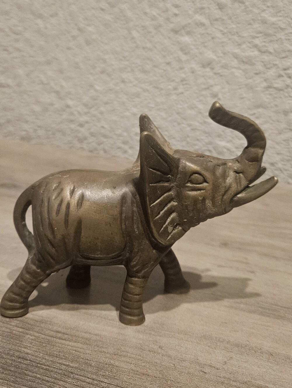 Vintage Brass Elephant Figurine